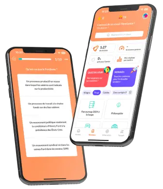 Application Nomad Education sur smartphone